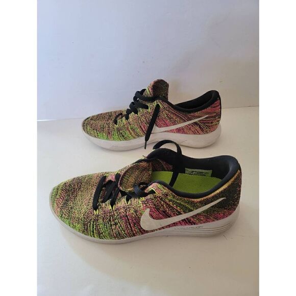 Nike Lunarepic Women's Multicolor Fly Knit Lace Up Athletic Shoes Size 7.5 - Picture 6 of 7